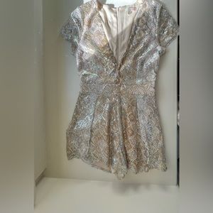 Gianni Bini sequin romper